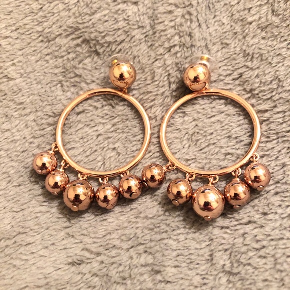 kate spade Jewelry - Kate Spade Bauble Hoop Earrings